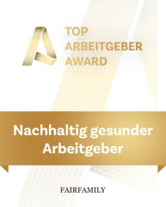 Top Arbeitgeber Award - Nachhaltig gesunder Arbeitgeber